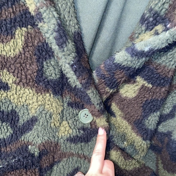 Ashley by 26 international Sherpa camouflage coat‎ xl - Picture 3 of 5